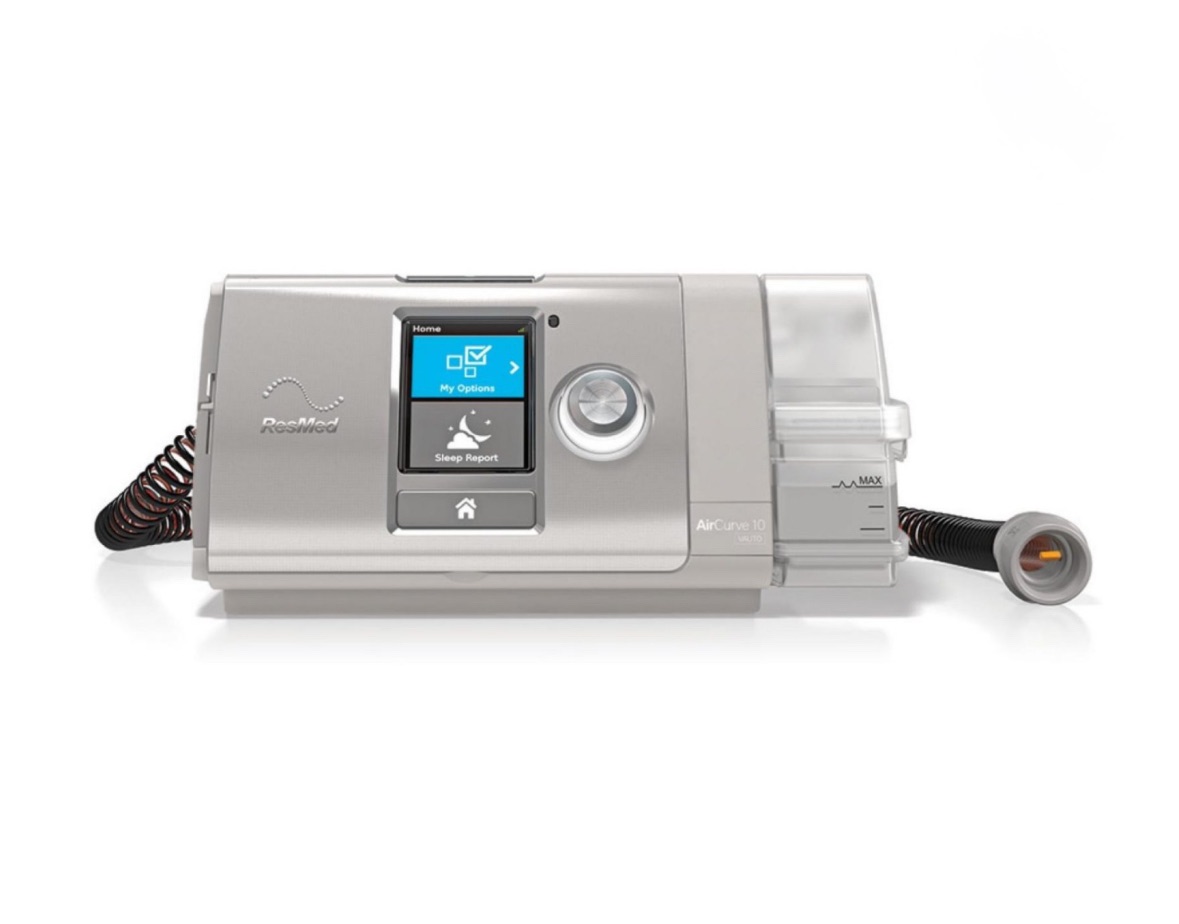 ResMed AirCurve 10 S BiPAP Cihazı Nemlendiricili+Maske