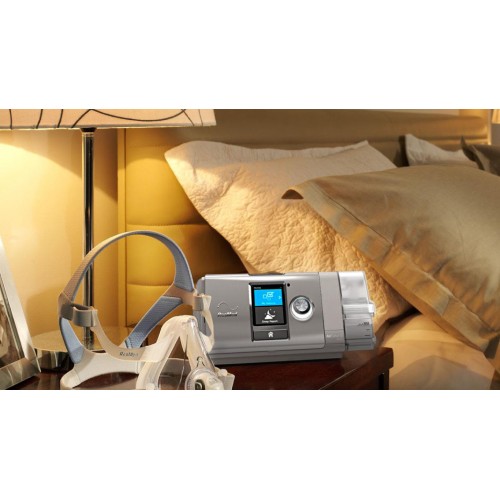 ResMed AirCurve 10 S BiPAP Cihazı Nemlendiricili+Maske