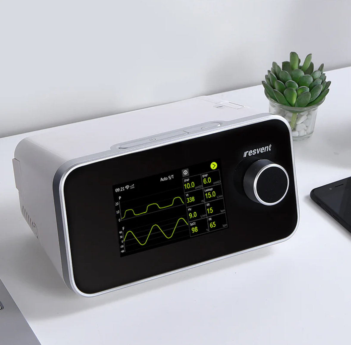 RESVENT iBreeze 25 Auto Bpap Cihazı Nemlendiricili+Maske